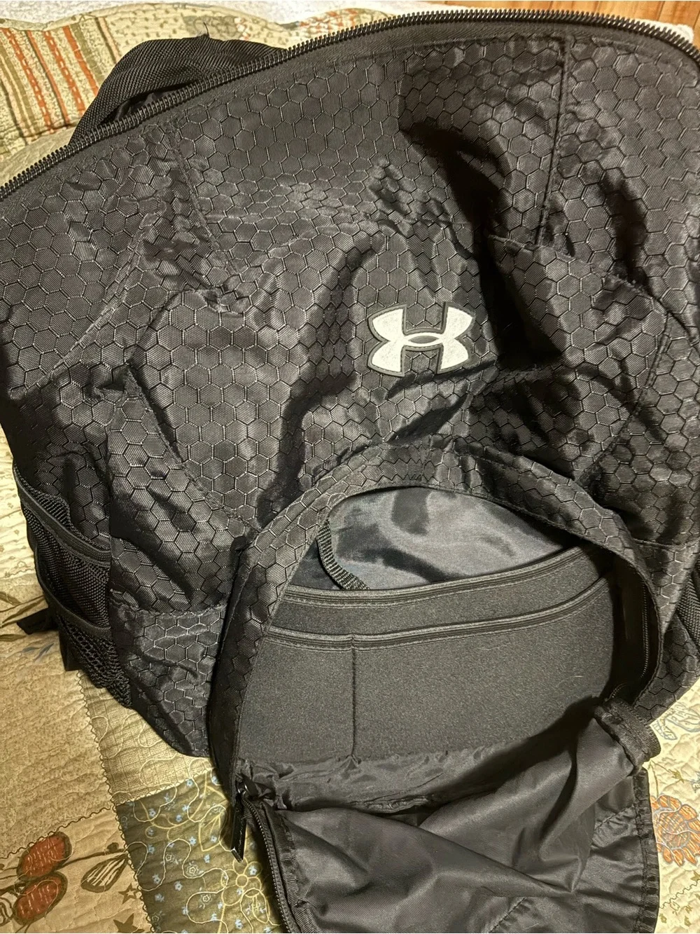 Under Armour Black Honeycomb Performance Backpack